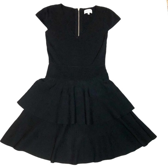 Milly Dresses & Skirts - NWOT BLACK MILLY DRESS WITH RUFFLES!